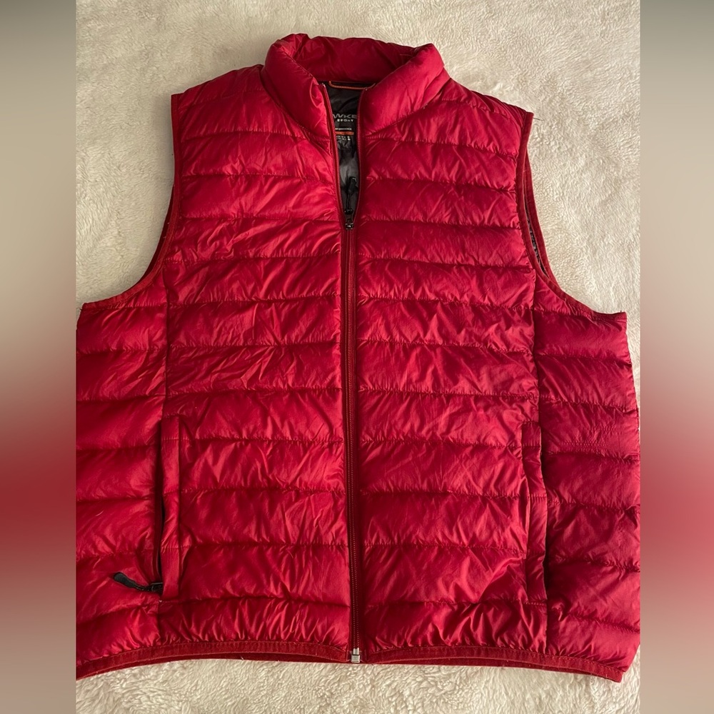 Hawke & Co Red and Black Puffer Vest